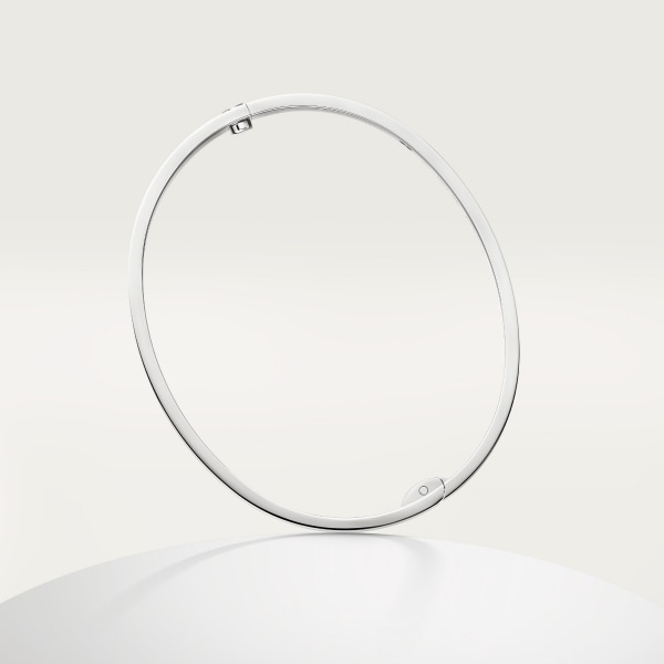 Love bracelet, classic model, one screw closure White gold