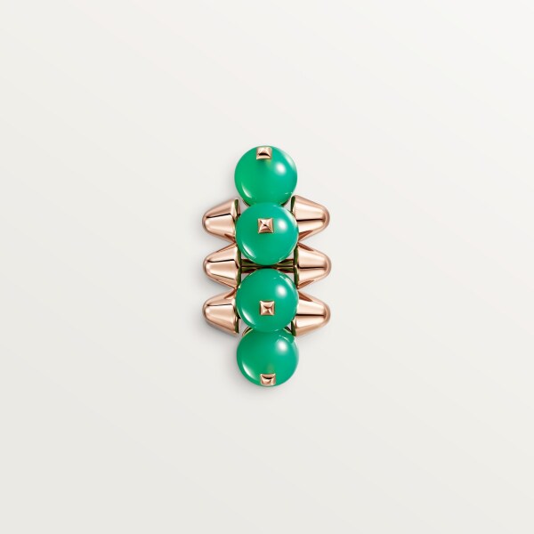 Clash de Cartier ring Rose gold, chrysoprase