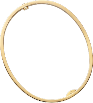 Love bracelet, classic model, paved, 10 diamonds Yellow gold, diamonds