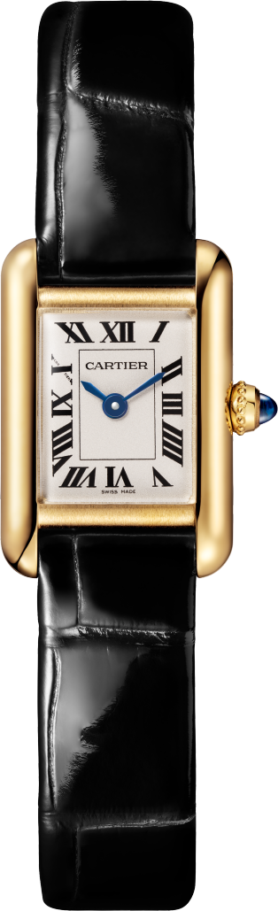 CRWGTA0212 Tank Louis Cartier watch Mini model quartz movement yellow gold leather Cartier