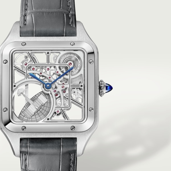 Cartier santos outlet skeleton replica