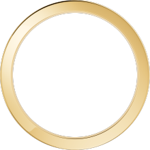 C de Cartier wedding ring, 4 mm width Yellow gold.
