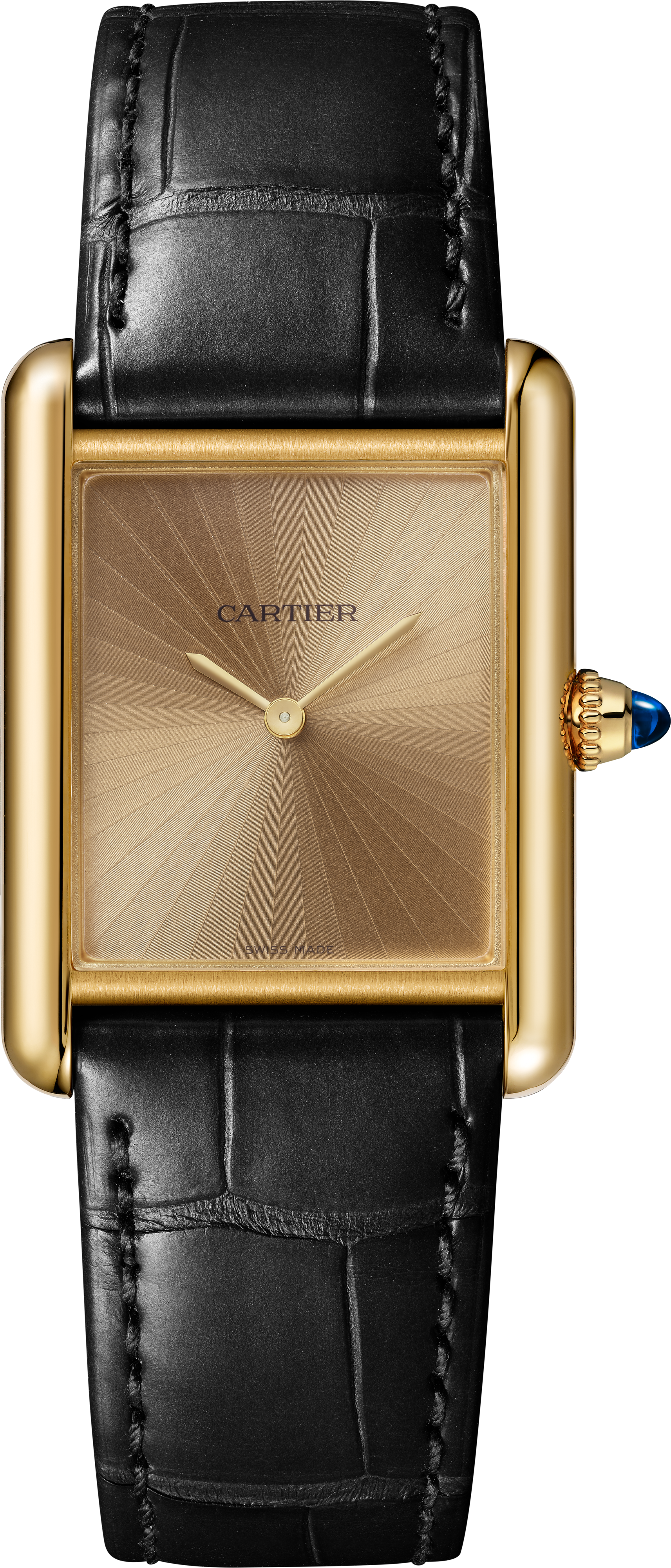 Tank Louis Cartier watchLarge model, yellow gold, manual movement