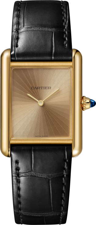 Tank Louis Cartier watch Large model, yellow gold, manual movement