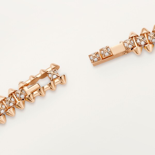 Clash de Cartier necklace Rose gold, diamonds