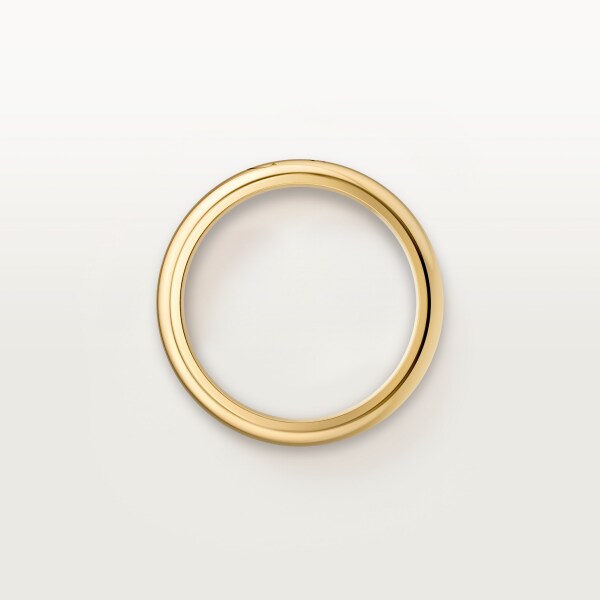 C de Cartier wedding ring, width 4 mm Yellow gold