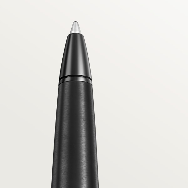 Santos-Dumont de Cartier pen Metal and black ADLC, palladium finish