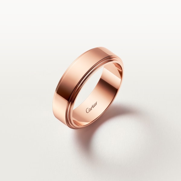Cartier d'Amour wedding ring, 6 mm width Rose gold