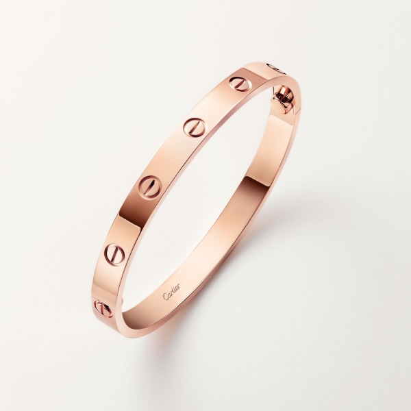 Love bracelet, classic model Rose gold
