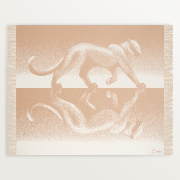Panthère de Cartier blanket Cashmere