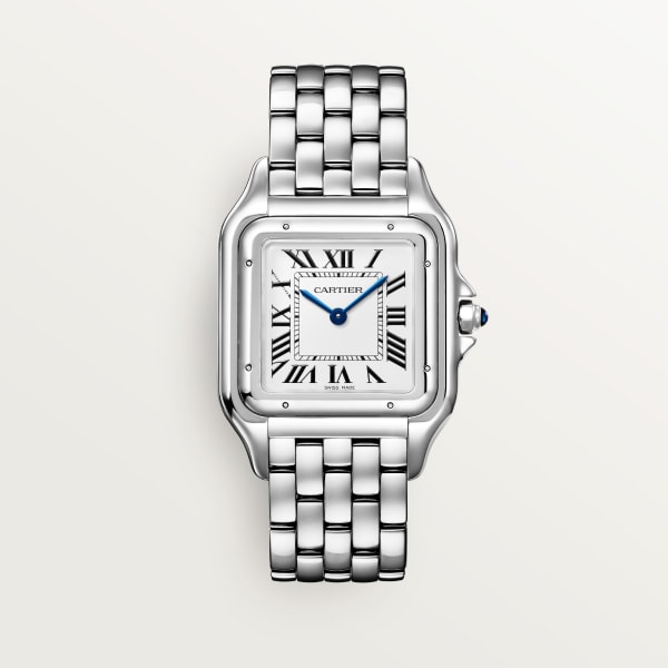 Panthère de Cartier watch Large model, quartz, steel