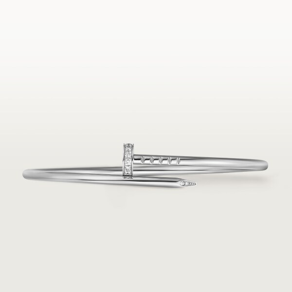 Juste un Clou bracelet, small model, diamonds White gold