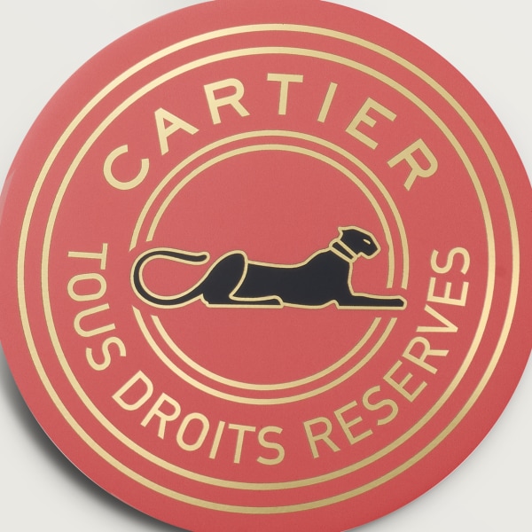 Set of six Cartier Characters coasters Acrylic