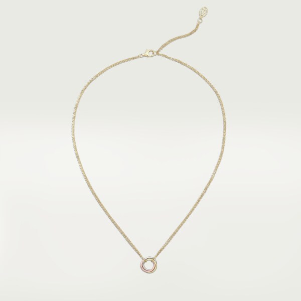 Trinity necklace, mini model  White gold, yellow gold, rose gold