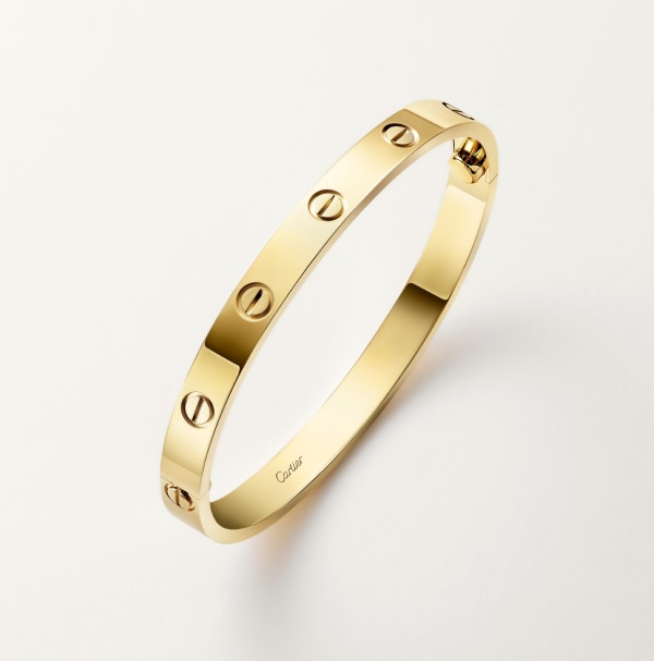 Love bracelet, classic model Yellow gold