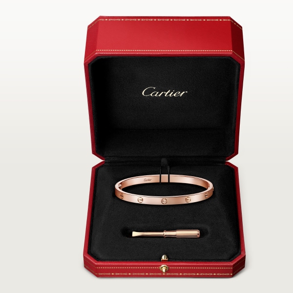 Love bracelet, medium model Rose gold