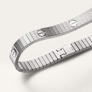 <span class='lovefont'>A </span> Unlimited Bracelet, flexible White gold