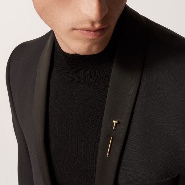 Juste un Clou tie pin Yellow gold, diamonds