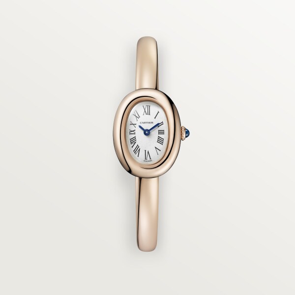 Baignoire watch (Size 16) Mini model, quartz movement, rose gold