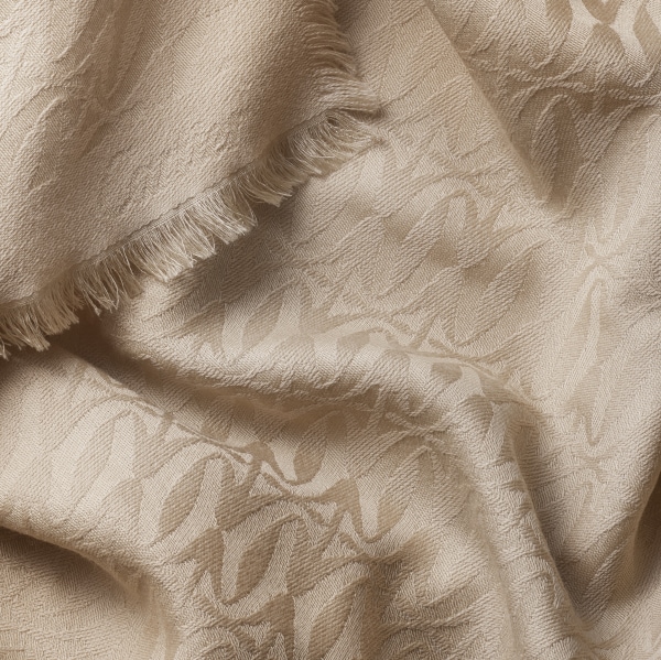 C de Cartier shawl Wool and silk