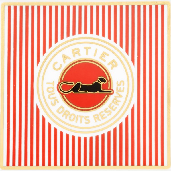 Cartier Characters饰品托盘两件套，小号款 陶瓷