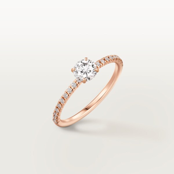 Etincelle de Cartier ring Rose gold, diamonds