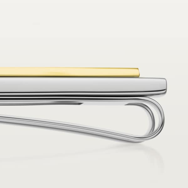 C de Cartier motif money clip Stainless steel, palladium finish