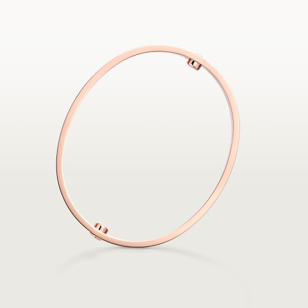 Love bracelet, classic model, 10 diamonds Rose gold, diamonds