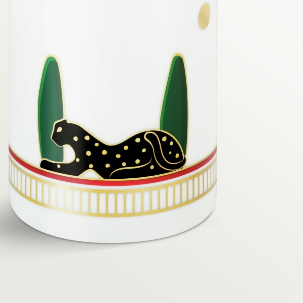 Panther vase Porcelain