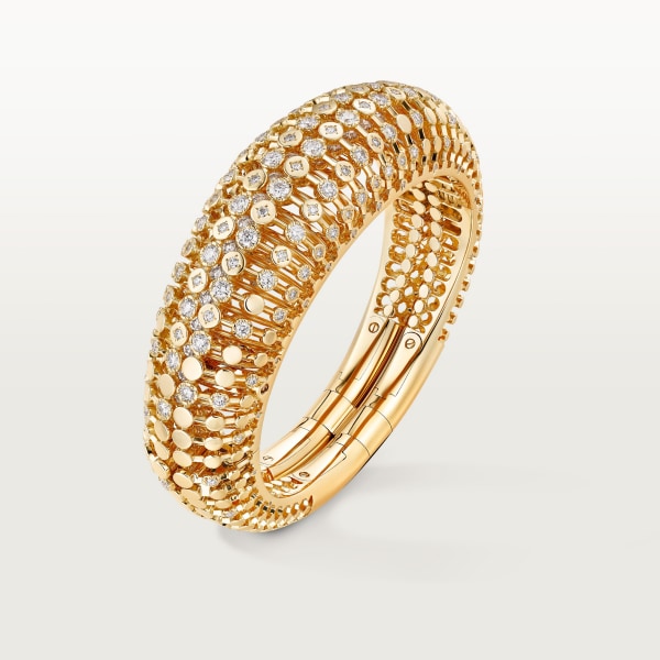 Cartier Libre Polymorph bracelet, transformable, diamonds Yellow gold, diamonds
