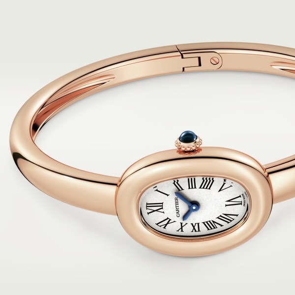 Baignoire watch (Size 16) Mini model, quartz movement, rose gold