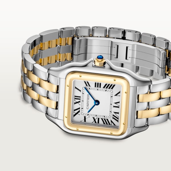 CRW2PN0012 Panthere de Cartier watch Large model quartz yellow gold steel Cartier