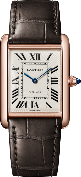 Tank Louis Cartier watch Large model, automatic movement, rose gold