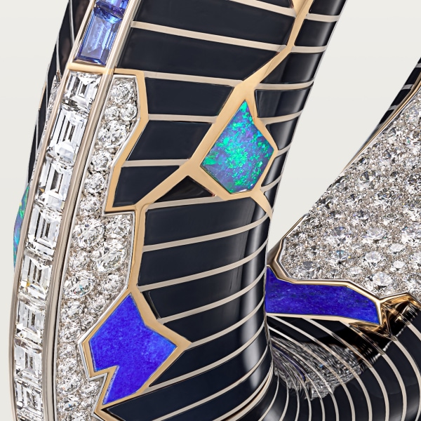Polymorph Bracelet Rose gold, white gold, lapis, onyx, opals, emeralds, sapphires, diamonds