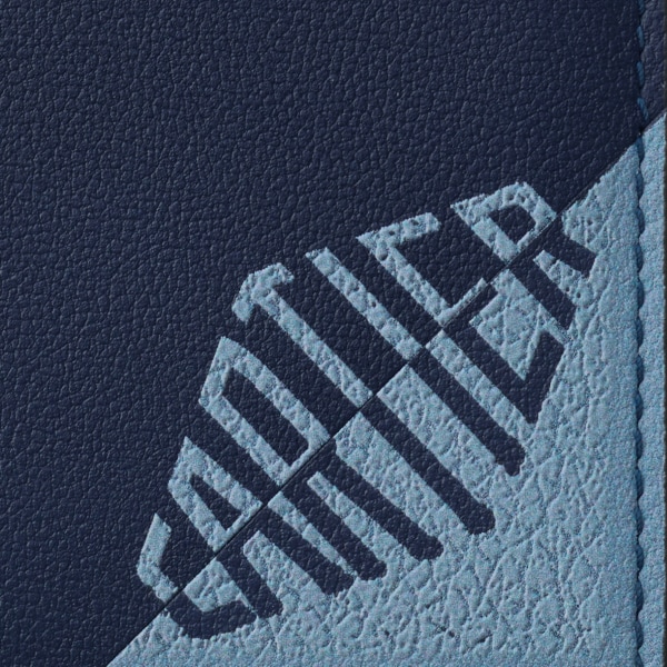 4 credit card holder, Cartier Losange Shadow Navy and sky blue calfskin