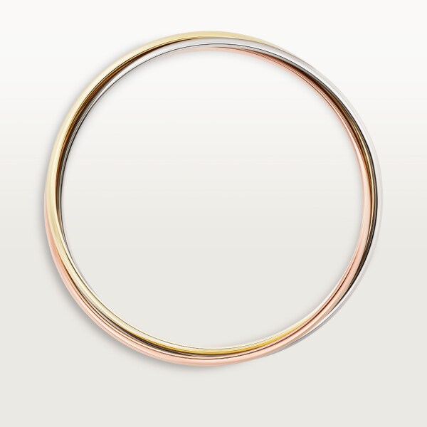 Trinity bracelet, classic model White gold, yellow gold, rose gold