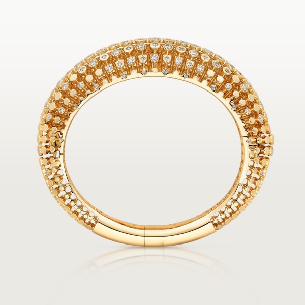 Cartier Libre Polymorph bracelet, transformable, diamonds Yellow gold, diamonds