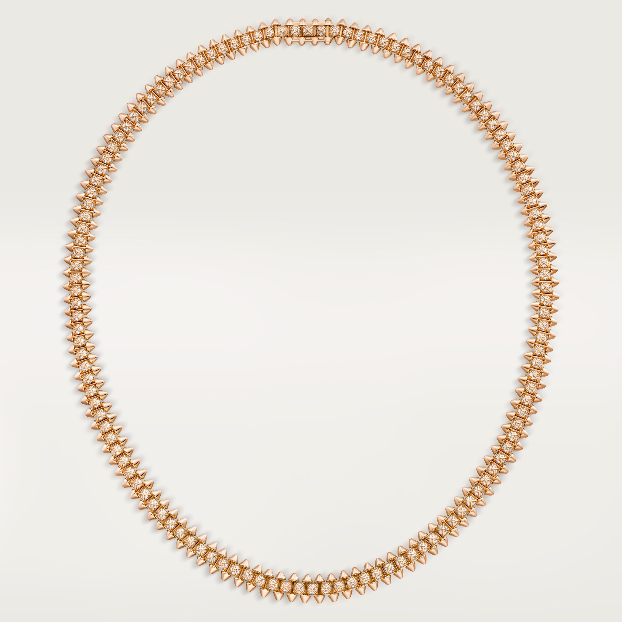 Clash de Cartier necklaceRose gold, diamonds