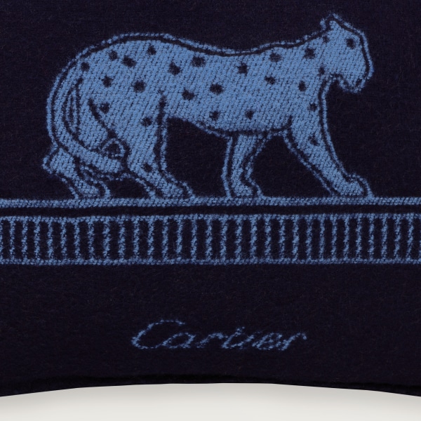 Panthère de Cartier cushion Merino wool and cashmere