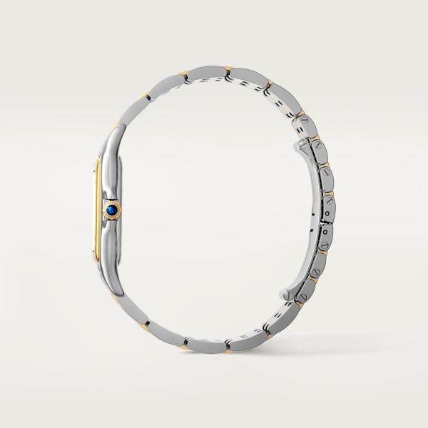 Panthère de Cartier watch Large model, quartz, yellow gold, steel