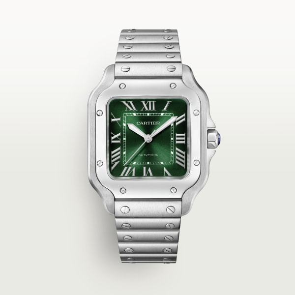 Cartier santos grey top dial