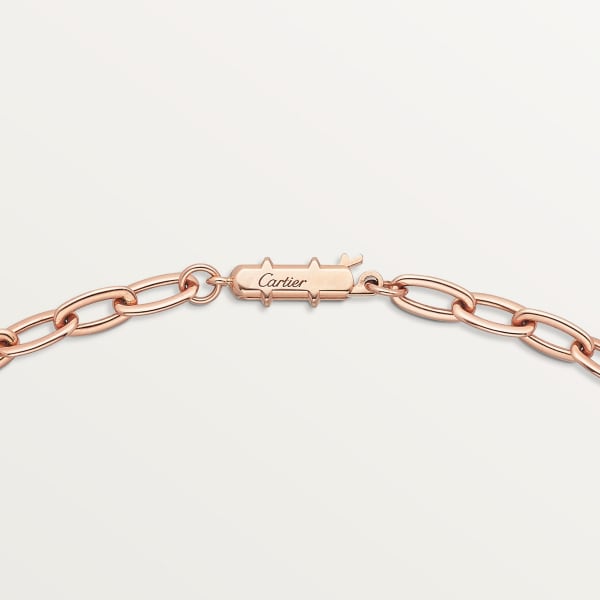 Juste un Clou necklace, diamonds Rose gold, diamonds
