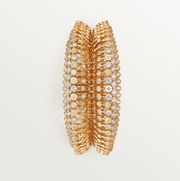 Cartier Libre Polymorph bracelet, transformable, diamonds Yellow gold, diamonds