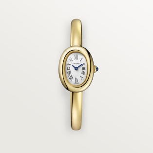 Baignoire 1920 watch (Size 17) Mini model, size 17, quartz movement, yellow gold