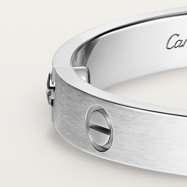Love bracelet, medium model, 4 diamonds White gold, diamonds