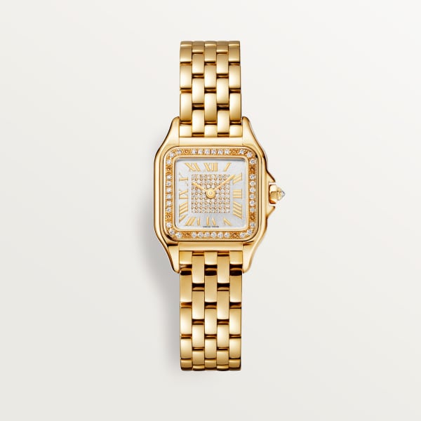 CRWJPN0042 Panthere de Cartier watch Small model quartz yellow gold diamonds Cartier