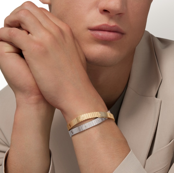 Love Unlimited Bracelet, flexible White gold