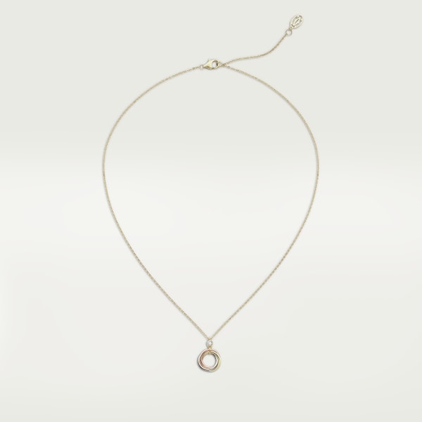 Trinity necklace White gold, yellow gold, rose gold, diamonds