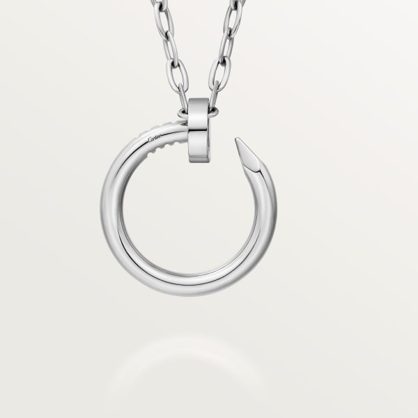 Juste un Clou long necklace, transformable, extra-large model White gold