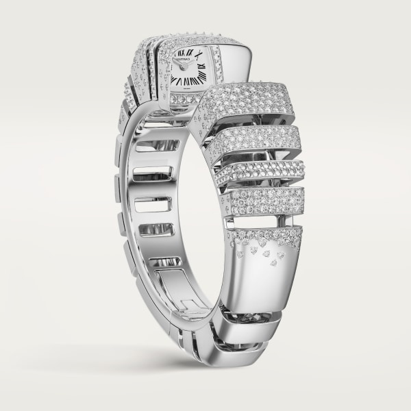 Reflection de Cartier watch (Size 15) Quartz, white gold, diamonds